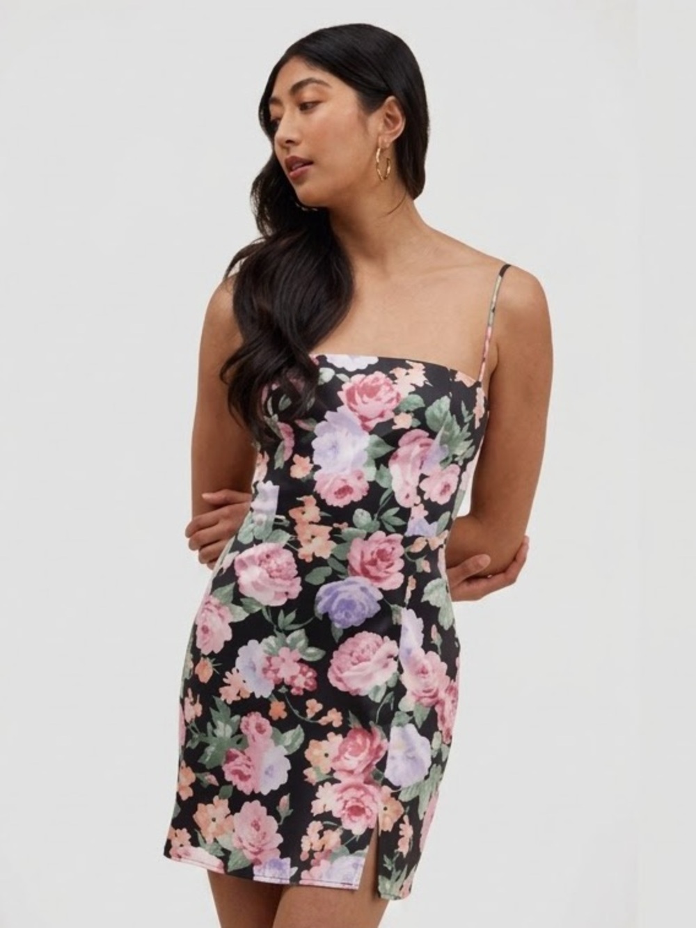 Park & Fifth Sophia Mini Eden Dress in Black Pink Floral sz US 4-6
Cottagecore